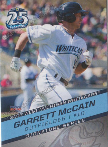 2018 West Michigan Whitecaps Garrett McCain