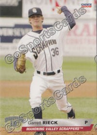 2008 Mahoning Valley Scrappers Garrett Rieck