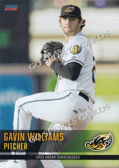 2023 Akron Rubberducks Gavin Williams