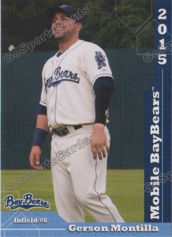 2015 Mobile BayBears Gerson Montilla