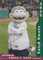 2015 Savannah Sand Gnats Gnate T Gnat Mascot – Go Sports Cards