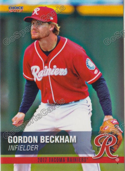 2017 Tacoma Rainiers Gordon Beckham