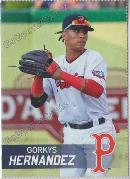 2019 Pawtucket Red Sox Dunkin SGA Gorkys Hernandez