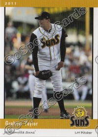 2011 Jacksonville Suns Graham Taylor