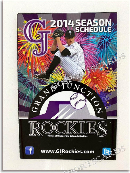 2014 Grand Junction Rockies Pocket Schedule