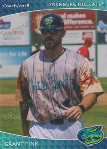 2018 Lynchburg Hillcats Grant Fink