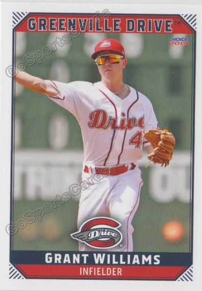 2019 Greenville Drive Grant Williams