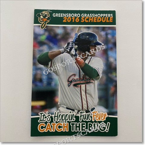 2016 Greensboro Grasshoppers Pocket Schedule