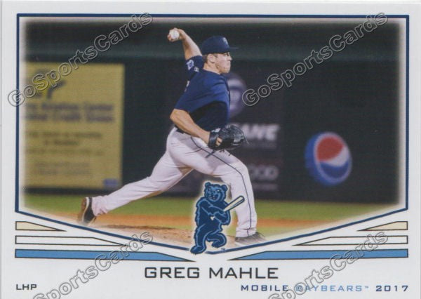 2017 Mobile BayBears Greg Mahle