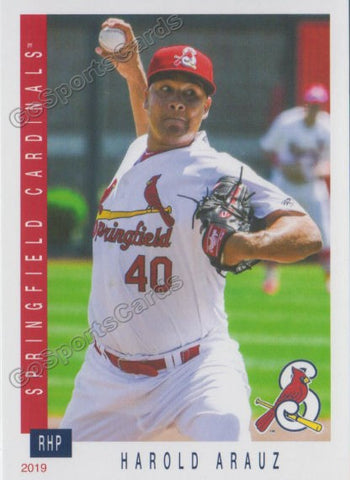 2019 Springfield Cardinals Harold Arauz