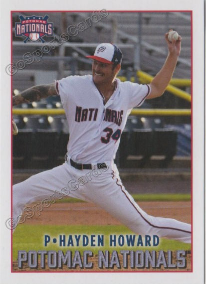 2019 Potomac Nationals Hayden Howard