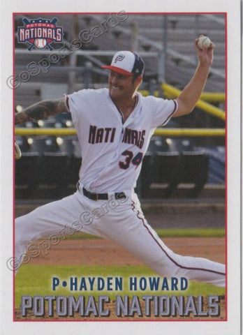 2019 Potomac Nationals Hayden Howard