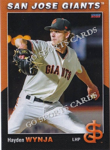 2023 San Jose Giants Hayden Wynja