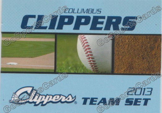 2013 Columbus Clippers Header Checklist Card