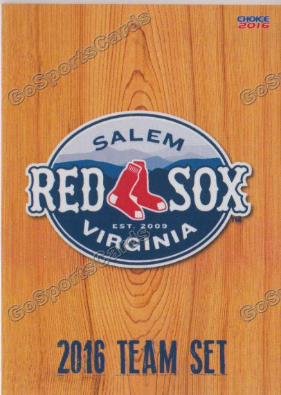 The Salem Red Sox on X: Here it is! The OFFICIAL 2016 Salem Red