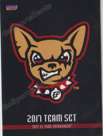 2017 El Paso Chihuahuas Header Checklist