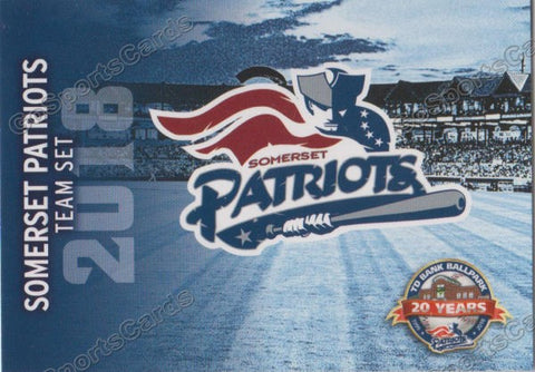 2018 Somerset Patriots Header Checklist