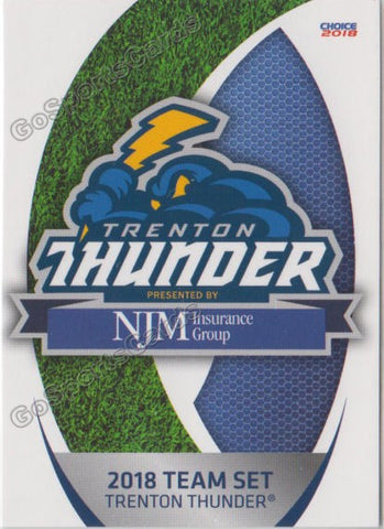 2018 Trenton Thunder Header Checklist