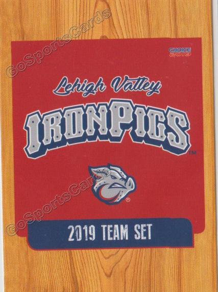 2019 Lehigh Valley IronPigs Header Checklist