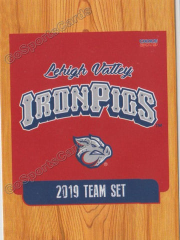 2019 Lehigh Valley IronPigs Header Checklist