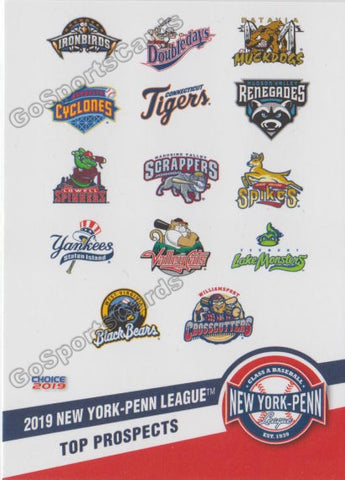 2019 New York Penn League Top Prospects NYPL Header Checklist