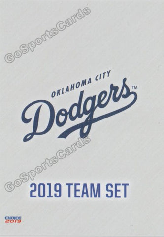 2019 Oklahoma City Dodgers Header Checklist