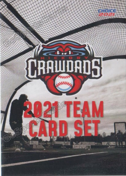 2021 Hickory Crawdads Header Checklist