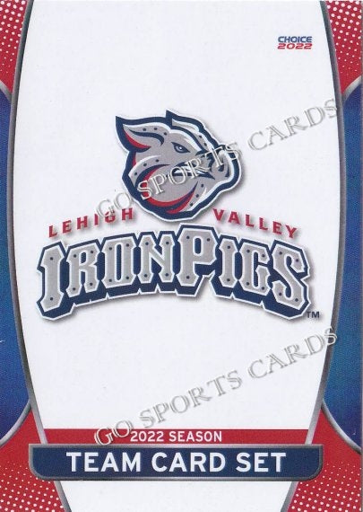 2022 Lehigh Valley IronPigs Header Checklist