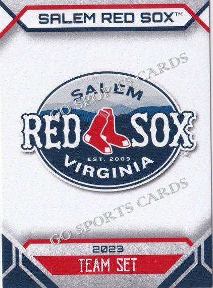 2023 Salem Red Sox Daniel McElveny Boston Red Sox