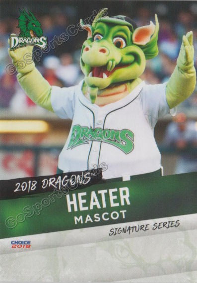 2018 Daytona Dragons Heater Mascot