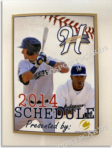 2014 Helena Brewers Pocket Schedule