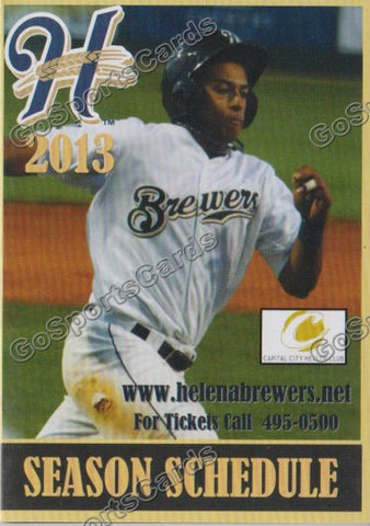 2013 Helena Brewers Pocket Schedule