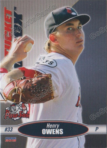 2015 Pawtucket Red Sox Henry Owens