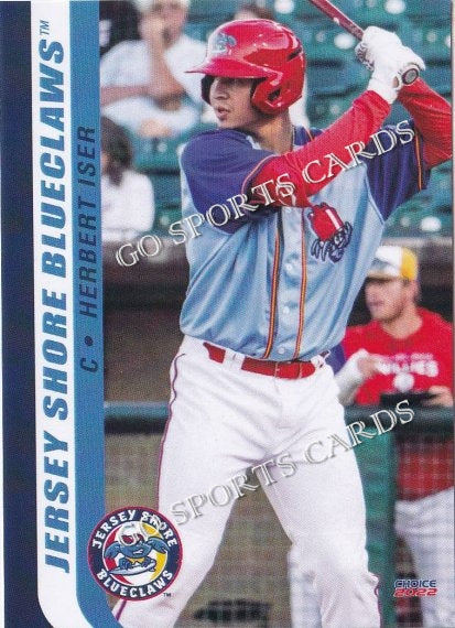 2022 Jersey Shore BlueClaws (High A-Philadelphia Phillies) Herbert Iser