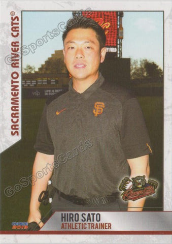 2019 Sacramento River Cats Hiroki Sato