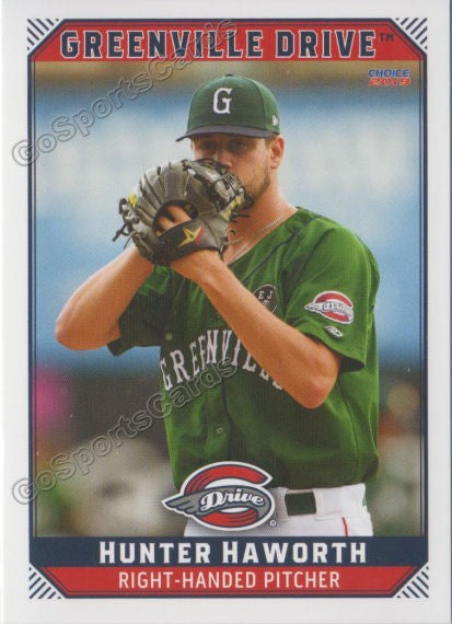 2019 Greenville Drive Hunter Haworth