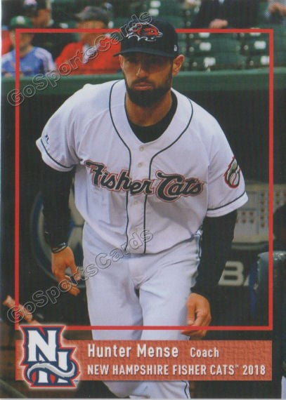 2018 New Hampshire Fisher Cats Hunter Mense