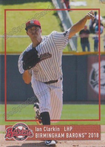 2018 Birmingham Barons Ian Clarkin