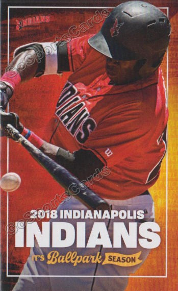 2018 Indianapolis Indians Pocket Schedule