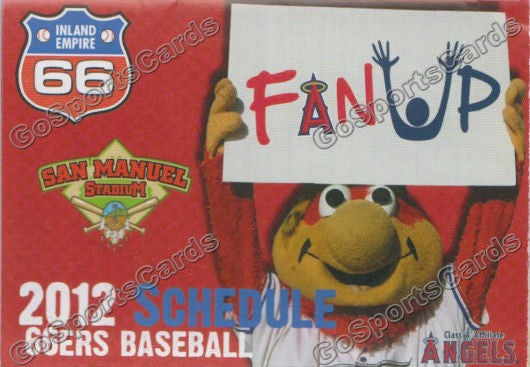 2012 Inland Empire 66ers Pocket Schedule