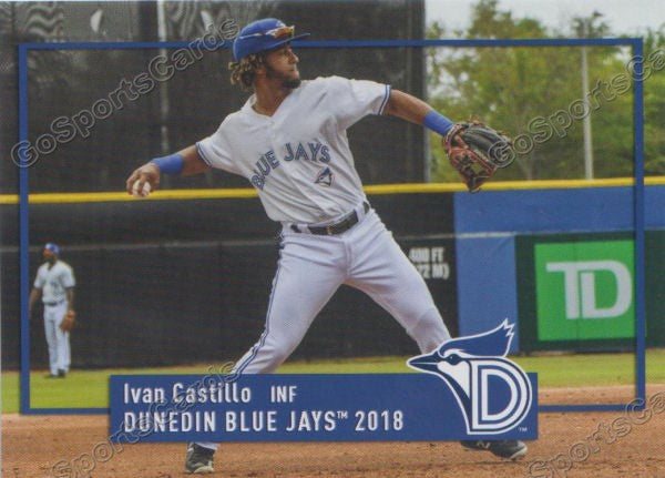 2018 Dunedin Blue Jays Ivan Castillo