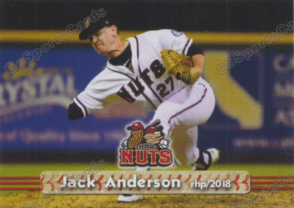 2018 Modesto Nuts Jack Anderson