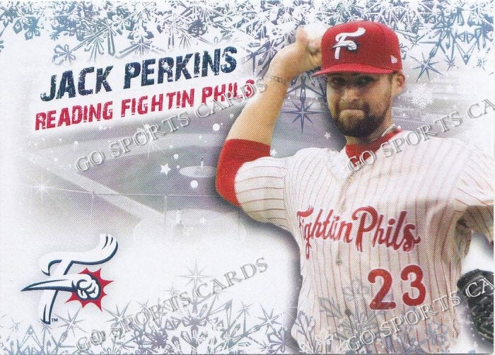 2021 Reading Fightin Phils Updated (AA-Philadelphia Phillies) Jack Perkins