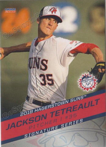 2018 Hagerstown Suns Jackson Tetreault