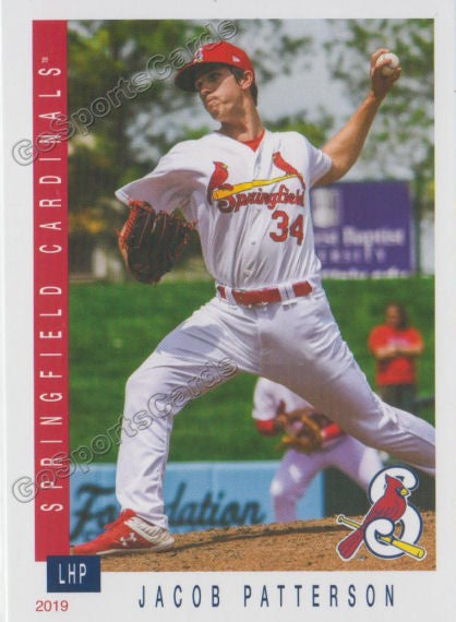 2019 Springfield Cardinals Jacob Patterson