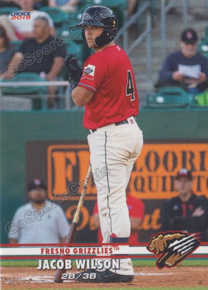 2019 Fresno Grizzlies Jacob Wilson