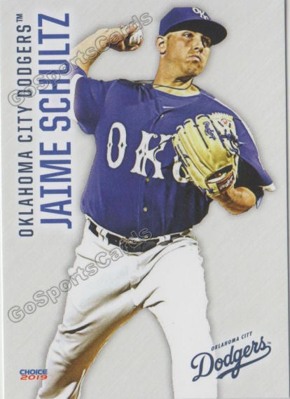 2019 Oklahoma City Dodgers Jaime Schultz