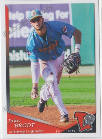 2019 Lansing Lugnuts Jake Brodt