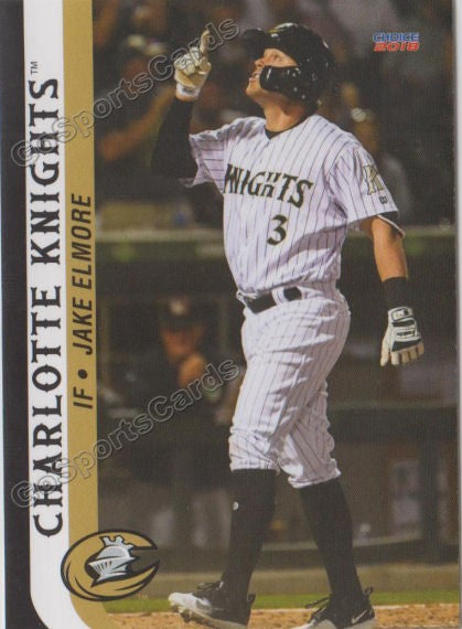 2018 Charlotte Knights Jake Elmore