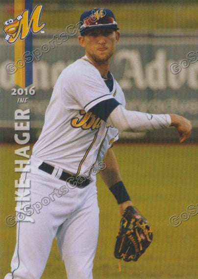 2016 Montgomery Biscuits Jake Hager